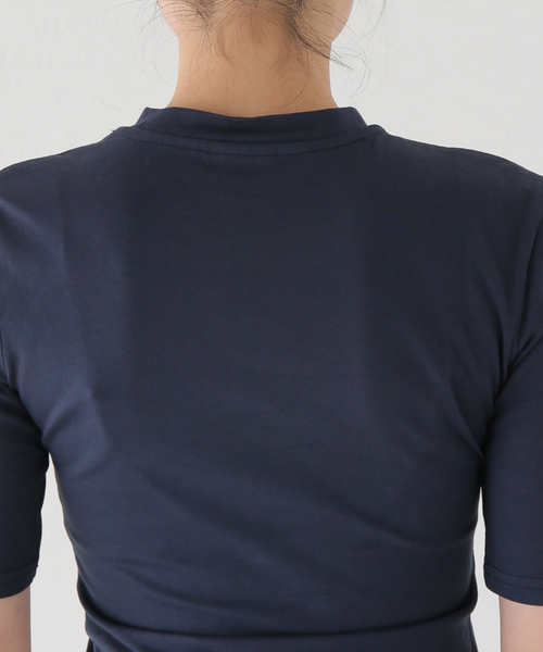 EDIT. FOR LULU（エディットフォールル）の「【YUHAN WANG/ユハン ワン】sailboats printed top（Tシャツ/カットソー・レディース・ネイビー・SMALL）」の7枚目の写真
