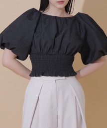 シュリンクバルーンブラウス