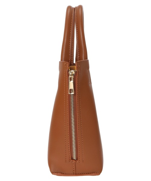 AMERICAN HOLIC(アメリカンホリック)の「サイドZIP2WAY合皮ミニBAG(エコバッグ/サブバッグ・レディース・キャメル/ブラック・FREE)」の10枚目の写真
