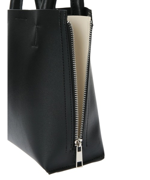 AMERICAN HOLIC(アメリカンホリック)の「サイドZIP2WAY合皮ミニBAG(エコバッグ/サブバッグ・レディース・キャメル/ブラック・FREE)」の17枚目の写真