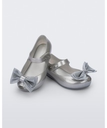 セール】melissa｜メリッサ（キッズ）のバレエシューズ（シルバー/銀色 