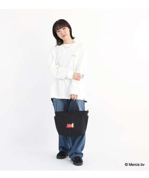 Manhattan Portage(マンハッタンポーテージ)の「Whitestone Tote Bag miffy(トートバッグ・レディース・ブラック・SMALL)」の3枚目の写真