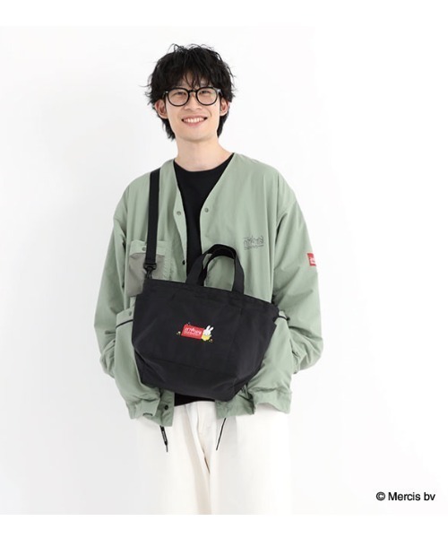 Manhattan Portage(マンハッタンポーテージ)の「Whitestone Tote Bag miffy(トートバッグ・レディース・ブラック・SMALL)」の4枚目の写真