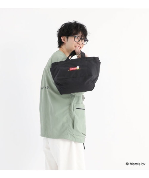 Manhattan Portage(マンハッタンポーテージ)の「Whitestone Tote Bag miffy(トートバッグ・レディース・ブラック・SMALL)」の6枚目の写真