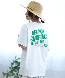 ALOHA PEOPLE/アロハピープル 半袖 Tシャツ バックプリント KEEP ON SURF MOAP24SL011