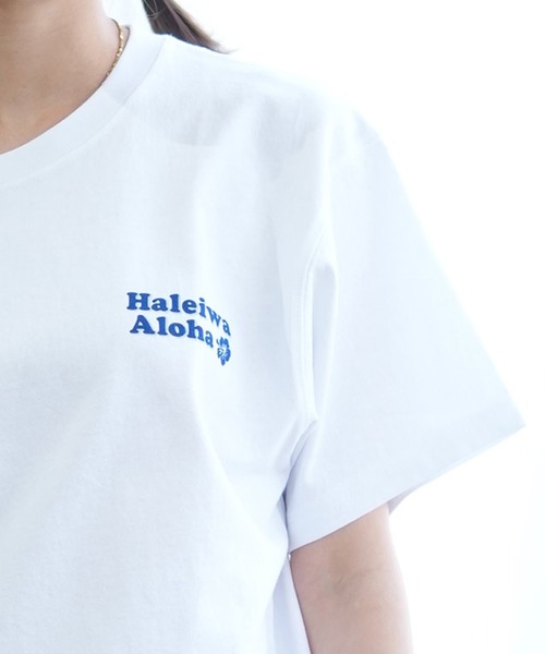 ムラサキスポーツ(ムラサキスポーツ)の「ALOHA PEOPLE/アロハピープル 半袖 Tシャツ バックプリント KEEP ON SURF MOAP24SL011(Tシャツ/カットソー・レディース・ホワイト×ブルー/ホワイト×グリーン・L/M)」の18枚目の写真