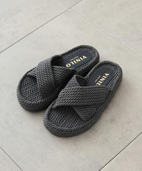 GALLEST（ギャレスト）の「◆【VINILO】フラットサンダル（サンダル・レディース・ブラウン/ライトベージュ/グレー・45/35）」の2枚目の写真