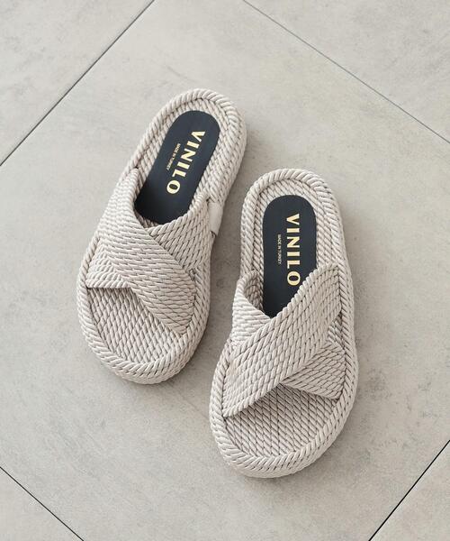 GALLEST（ギャレスト）の「◆【VINILO】フラットサンダル（サンダル・レディース・ブラウン/ライトベージュ/グレー・45/35）」の4枚目の写真