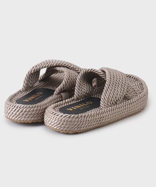 GALLEST（ギャレスト）の「◆【VINILO】フラットサンダル（サンダル・レディース・ブラウン/ライトベージュ/グレー・45/35）」の7枚目の写真