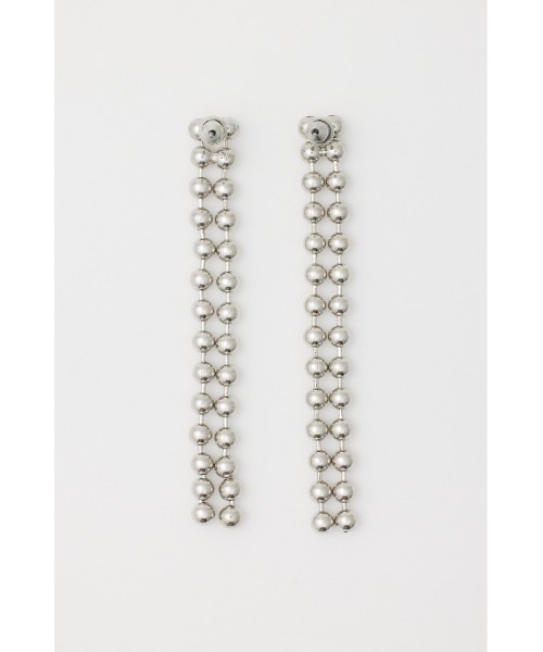 SLY（スライ）の「BALL CHAIN P/EARRING ボール チェーン ピアス（ピアス（両耳用）・レディース・ゴールド/シルバー・FREE）」の4枚目の写真