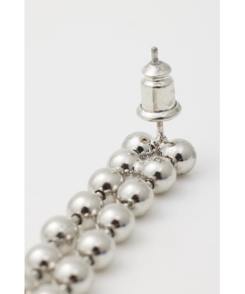 SLY（スライ）の「BALL CHAIN P/EARRING ボール チェーン ピアス（ピアス（両耳用）・レディース・ゴールド/シルバー・FREE）」の6枚目の写真