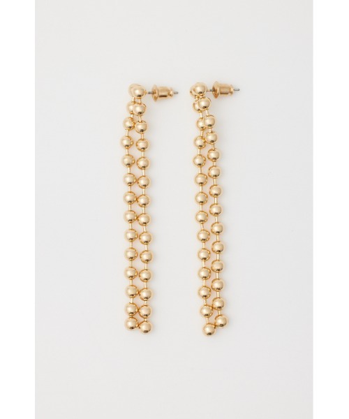 SLY（スライ）の「BALL CHAIN P/EARRING ボール チェーン ピアス（ピアス（両耳用）・レディース・ゴールド/シルバー・FREE）」の10枚目の写真