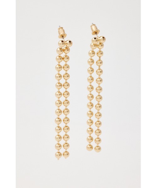 SLY（スライ）の「BALL CHAIN P/EARRING ボール チェーン ピアス（ピアス（両耳用）・レディース・ゴールド/シルバー・FREE）」の12枚目の写真