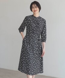J.PRESS（ジェイプレス）の「【WEB限定カラーあり・洗える】ラインフラワープリント ワンピース（ワンピース）」