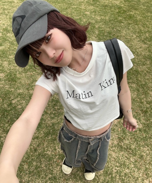 shesame(シーセム)の「フリンジ加工デニム(デニムパンツ・レディース・インディゴブルー・MEDIUM/LARGE)」の3枚目の写真