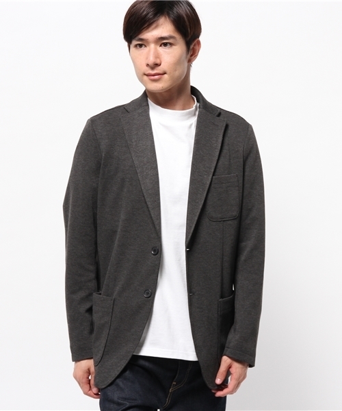 ikka（イッカ）の「GP ポンチテーラードジャケット（テーラードジャケット・メンズ・チャコールグレー/ダークネイビー・MEDIUM/X-LARGE/LARGE）」の10枚目の写真