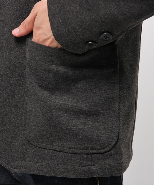 ikka（イッカ）の「GP ポンチテーラードジャケット（テーラードジャケット・メンズ・チャコールグレー/ダークネイビー・MEDIUM/X-LARGE/LARGE）」の14枚目の写真