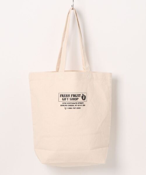 FRUIT OF THE LOOM(フルーツオブザルーム)の「【78】【FRUIT OF THE LOOM】FFGS SOUVENIR TOTE BAG(トートバッグ・レディース・ホワイト系その他/ホワイト系その他2/ホワイト系その他3・FREE)」の7枚目の写真