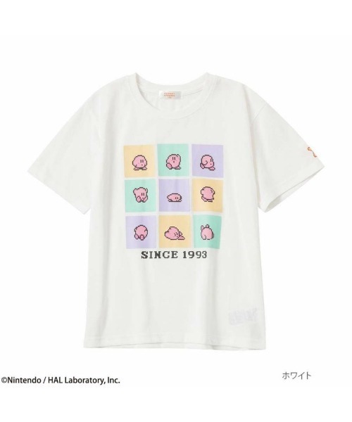 星のカービィ Tシャツセット 星のカービィ キッズ ドットアイコン Tシャツ(ブラック) 120cm