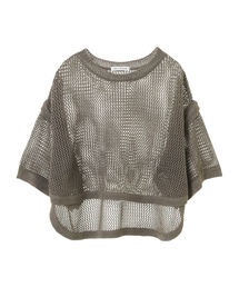 SOFFITTO（ソフィット）の「レース編みニットソープルオーバー(取り扱い店舗限定)（ニット/セーター）」