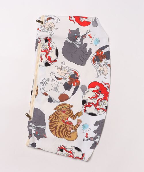 倭物やカヤ　ショルダーバッグ　GR NECO（猫） 楽天市場】倭物やカヤ公式店 [猫花携帯ショルダーバッグ] 和柄