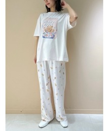 新品タグ付き　ジェラートピケ　シリアルベア上下セット gelato pique（ジェラートピケ）の「シリアルベアワンポイントT