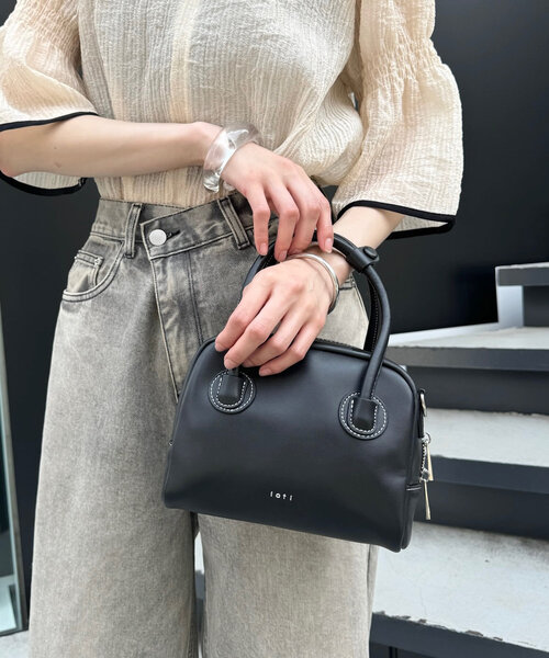 mystic（ミスティック）の「loti ステッチボストンBAG（ボストンバッグ・レディース・ブラック/ベージュ/カーキ・ONE SIZE）」の2枚目の写真