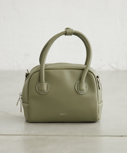 mystic（ミスティック）の「loti ステッチボストンBAG（ボストンバッグ・レディース・ブラック/ベージュ/カーキ・ONE SIZE）」の10枚目の写真