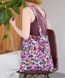 B.C STOCK（ベーセーストック）の「《追加》Gleamy/グリーミー フラワープリントBAG（トートバッグ）」