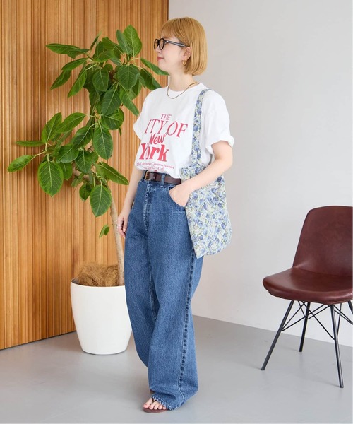 B.C STOCK（ベーセーストック）の「《追加》Gleamy/グリーミー フラワープリントBAG（トートバッグ・レディース・ブルー/レッド/パープル/イエロー・FREE）」の5枚目の写真