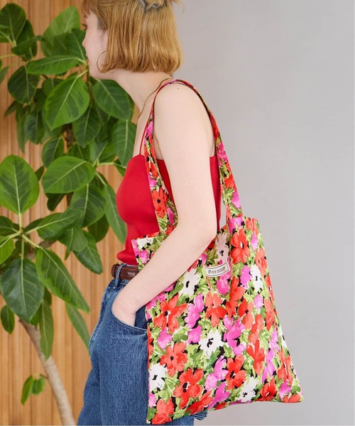 B.C STOCK（ベーセーストック）の「《追加》Gleamy/グリーミー フラワープリントBAG（トートバッグ・レディース・ブルー/レッド/パープル/イエロー・FREE）」の16枚目の写真