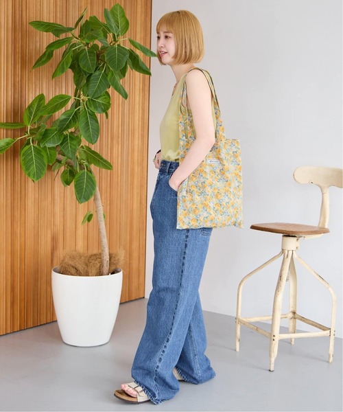 B.C STOCK（ベーセーストック）の「《追加》Gleamy/グリーミー フラワープリントBAG（トートバッグ・レディース・ブルー/レッド/パープル/イエロー・FREE）」の17枚目の写真