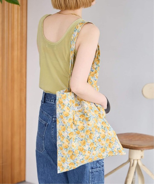 B.C STOCK（ベーセーストック）の「《追加》Gleamy/グリーミー フラワープリントBAG（トートバッグ・レディース・ブルー/レッド/パープル/イエロー・FREE）」の20枚目の写真