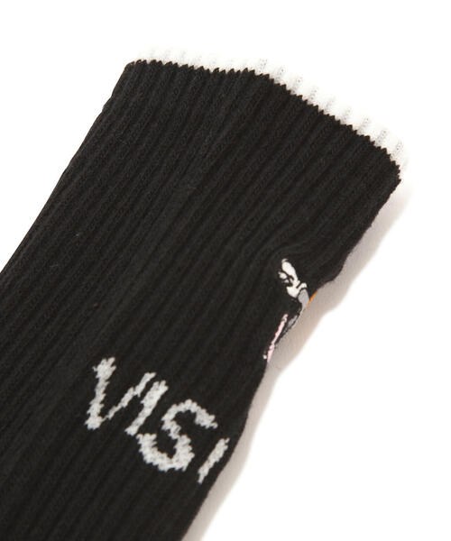 VISION STREET WEAR(ヴィジョンストリートウェア)の「VISION STREET WEAR × GUERNIKA/ヴィジョン ストリート ウェア×ゲルニカ/ANONYMOUSE SOX(ソックス/靴下・メンズ・ホワイト/ブラック・L)」の4枚目の写真