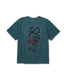 CALEE（キャリー）の「×MIHO MURAKAMI BINDER NECK SNAKE VINTAGE TEE（Tシャツ/カットソー）」