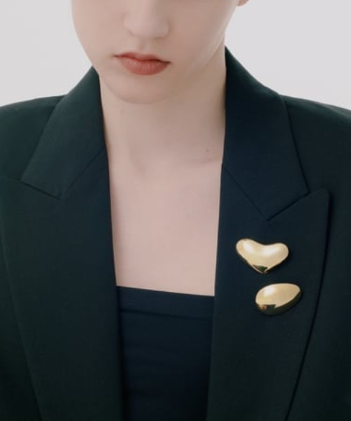 IRIS47（イリスフォーセブン）の「【IRIS47】calm brooch / カームブローチ（ブローチ/コサージュ・レディース・シルバー/ゴールド・FREE）」の3枚目の写真