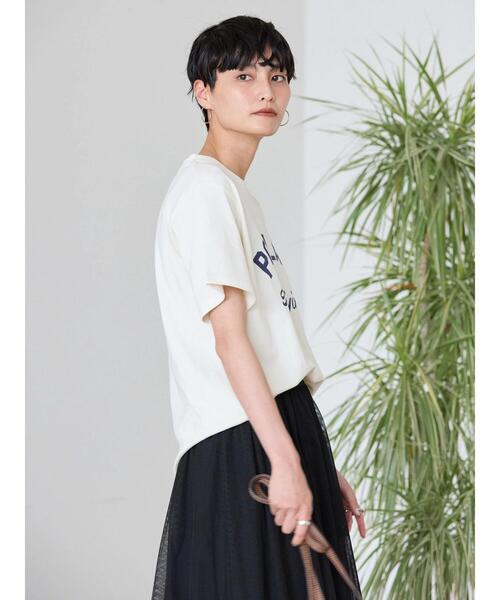 AMERICAN HOLIC（アメリカンホリック）の「PORTLANDロゴカットプルオーバー（Tシャツ/カットソー・レディース・オフホワイト/ブルー/ライトピンク・M/L）」の10枚目の写真