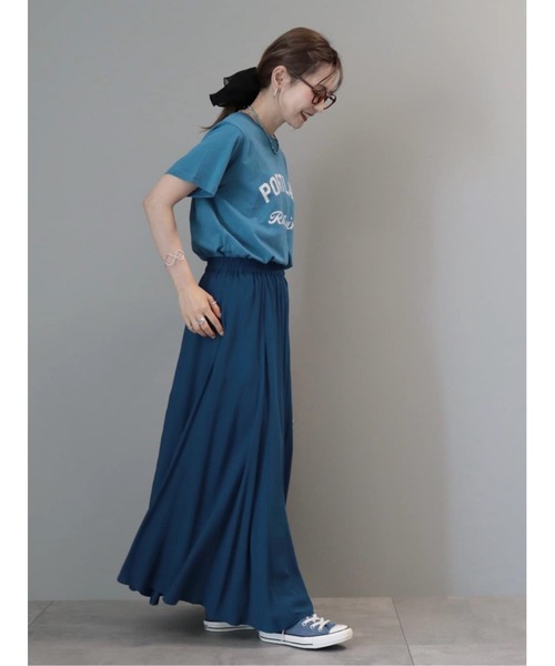 AMERICAN HOLIC（アメリカンホリック）の「PORTLANDロゴカットプルオーバー（Tシャツ/カットソー・レディース・オフホワイト/ブルー/ライトピンク・M/L）」の21枚目の写真