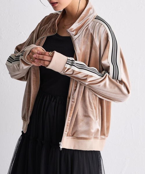 ベロアトラックブルゾン（ブルゾン）｜RANAN（ラナン）