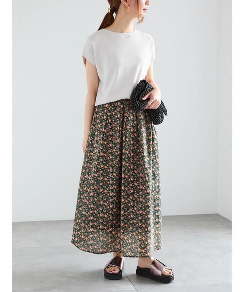 Te chichi（テチチ）の「フレンチスリーブニット（ニット/セーター・レディース・ネイビー/ブラック/オレンジ/グレー・F）」の9枚目の写真