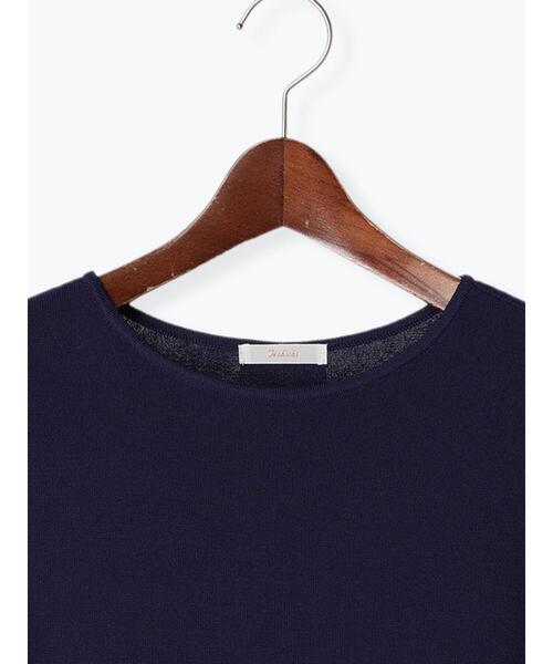 Te chichi（テチチ）の「フレンチスリーブニット（ニット/セーター・レディース・ネイビー/ブラック/オレンジ/グレー・F）」の17枚目の写真