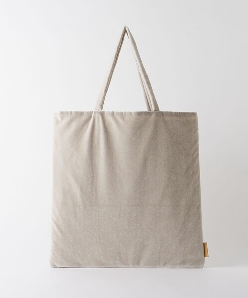 Steven Alan（スティーブンアラン）の「＜Steven Alan＞ベロア トートバッグ ラージ（トートバッグ・レディース・レッド/ブラック/ライトグレー/ネイビー・FREE）」の3枚目の写真