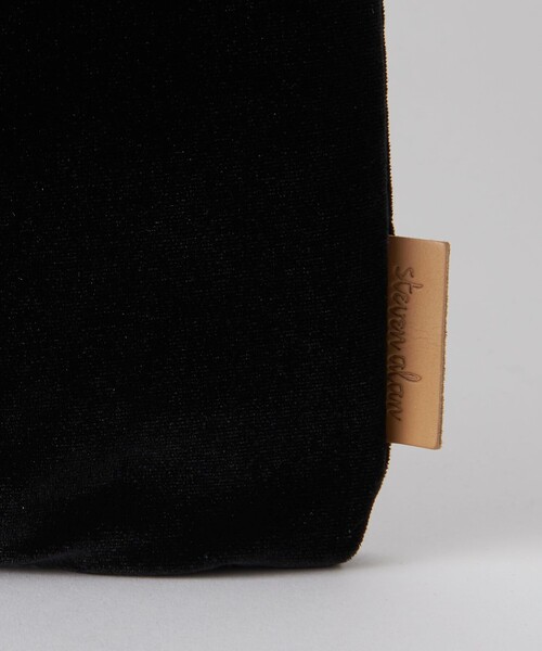 Steven Alan（スティーブンアラン）の「＜Steven Alan＞ベロア トートバッグ ラージ（トートバッグ・レディース・レッド/ブラック/ライトグレー/ネイビー・FREE）」の20枚目の写真