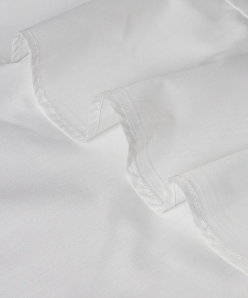 【セール】袖タックペプラムブラウス×フロントスリットパンツセットアップ（パンツドレス）｜Bonjour Sagan（ボンジュールサガン）