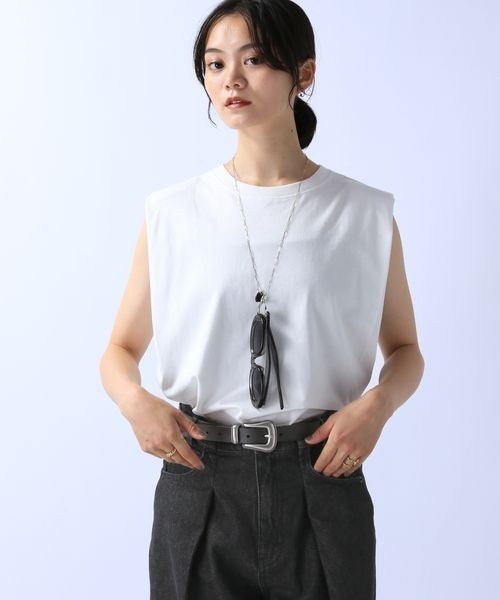 ショルダーパッドカットソー セール】ショルダーパッドカットソー（Tシャツ/カットソー