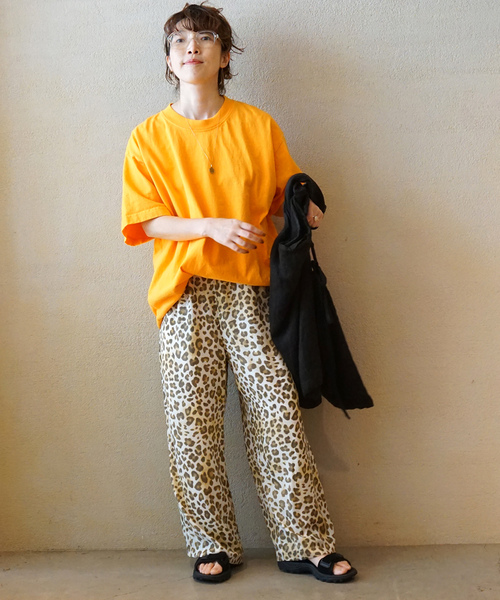 journalstandardluxe バックサテンレオパイージーパンツ JOURNAL STANDARD LUXE（ジャーナルスタンダード ラックス）の「バック