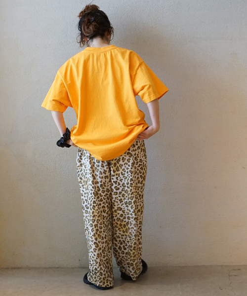 journal standard luxe バックサテンレオパ イージーパンツ 【公式通販】