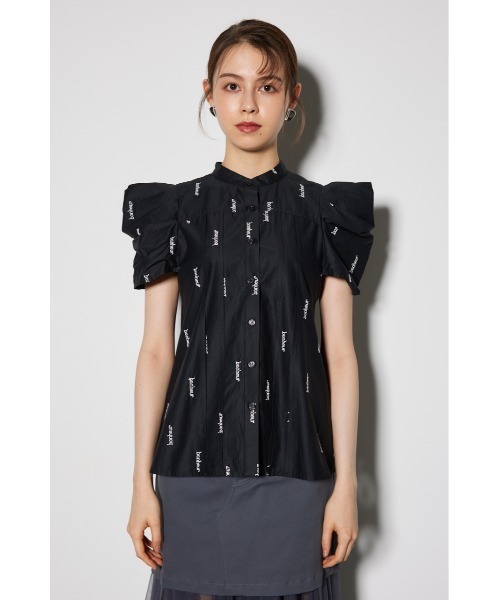 ショルダーデザイン刺繍ポイントブラウス（シャツ/ブラウス）｜rienda（リエンダ）