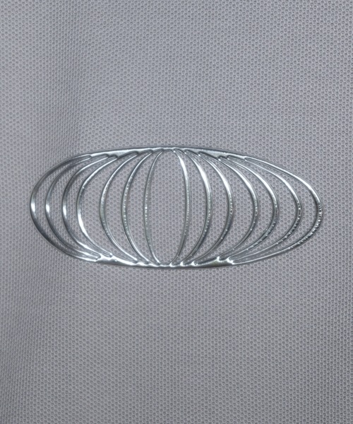 襟付き立体シルバープリントゲームシャツ（Tシャツ/カットソー）｜Perushu（ペルーシュ）