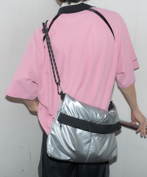 襟付き立体シルバープリントゲームシャツ（Tシャツ/カットソー）｜Perushu（ペルーシュ）